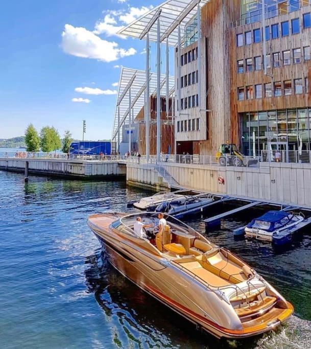 Ferienwohnung Tjuvholmen / Aker Brygge - Most Expensive Area In Oslo! Exterior foto